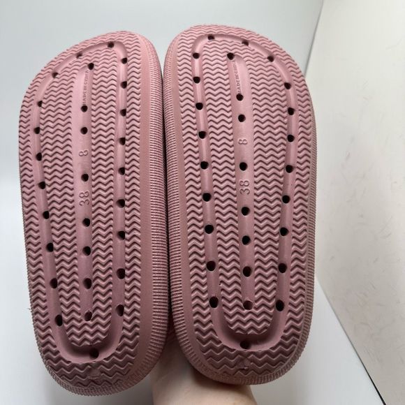 CUSHIONAIRE Women's cloud recovery slide sandals with +Comfort 8 BLUSH - Picture 5 of 7